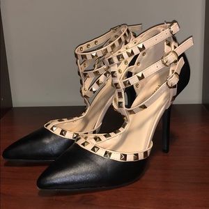 Studded heels